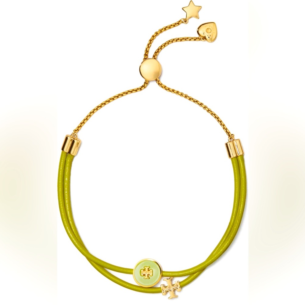 ❇️TORY BURCH❇️Lime Green❇️Kira Slider Bracelet BNIB